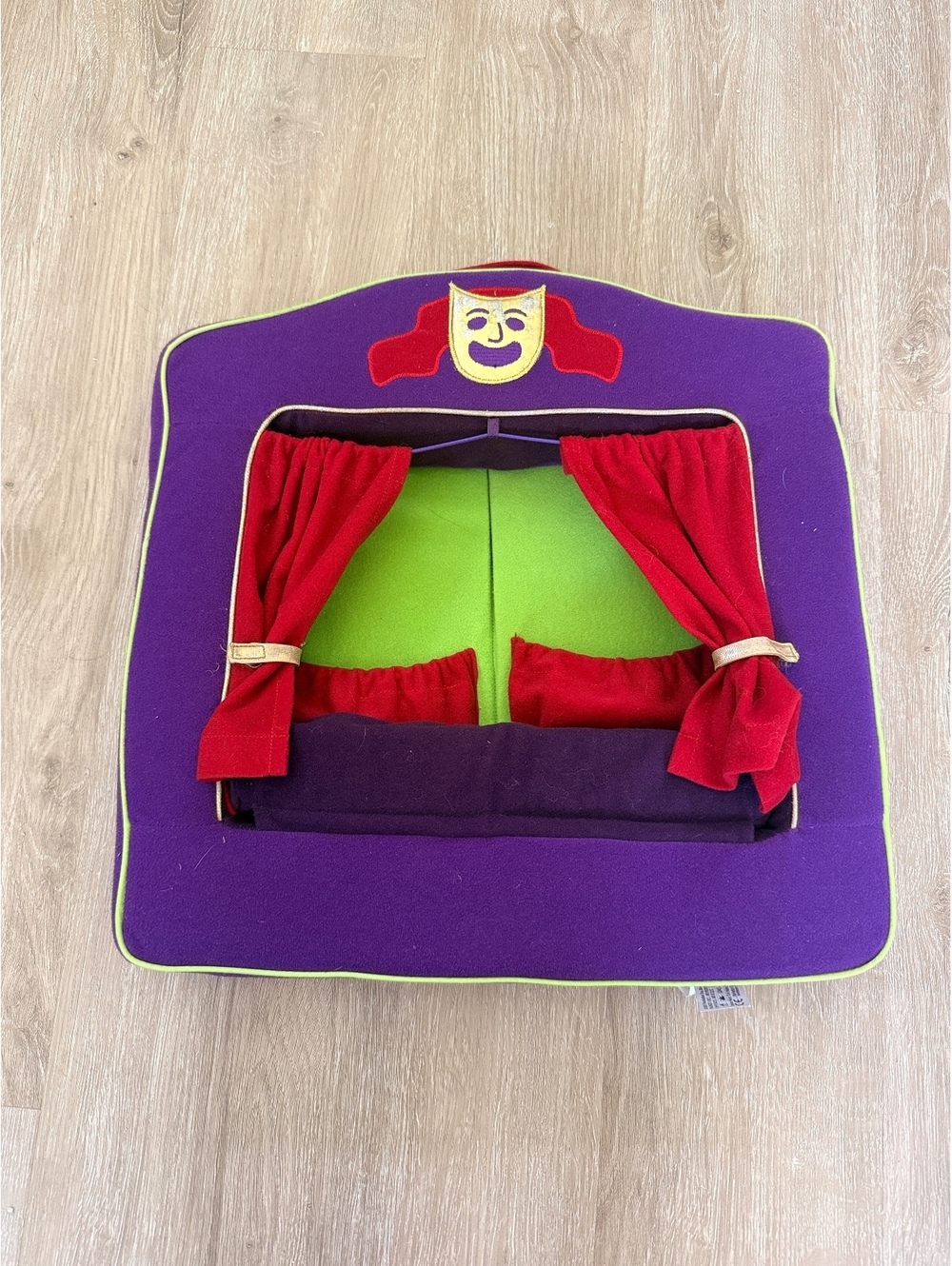Vintage Manhattan Toy Portable Puppet Theater with Puppets